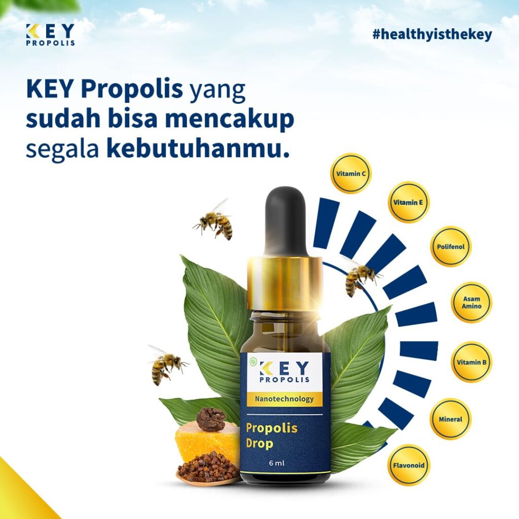 Keypropolis kaya akan senyawa yang baik untuk kesehatan tulang dan kulit
