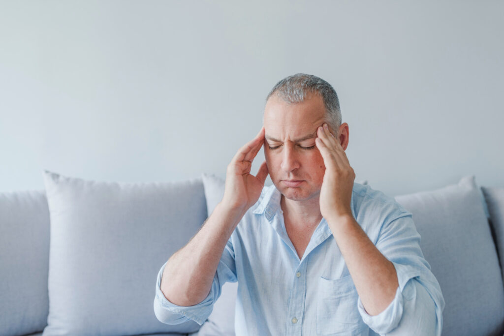Stress karena fungsi otak juga sering menurun